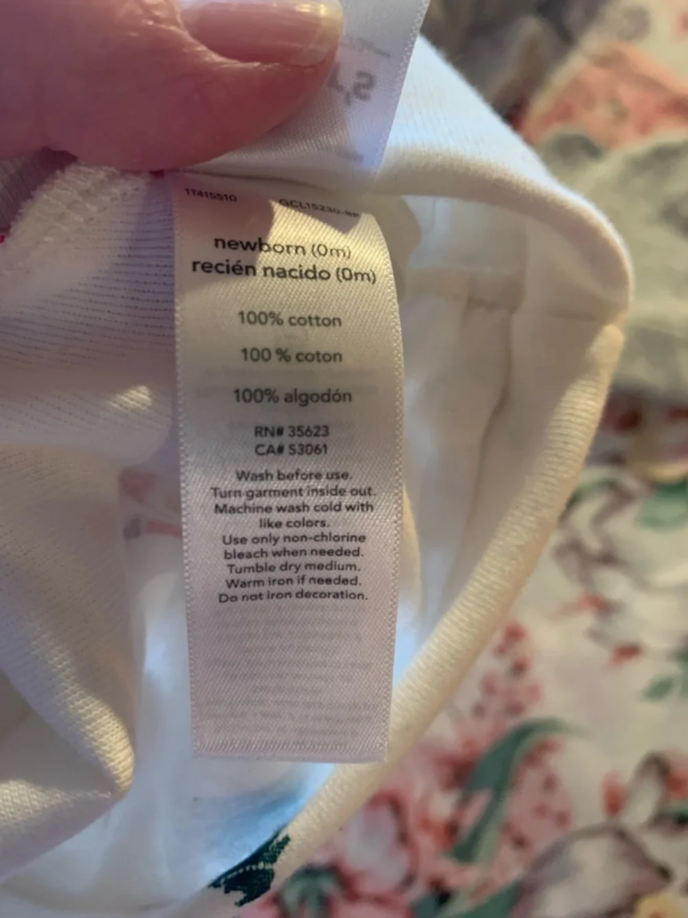Carter's Baby Beanie 3-Pack in White, Pink & Gray Newborn Size 0 - Picture 6 of 6